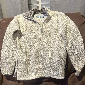 Warm Cream Sherpa Fleece Pullover